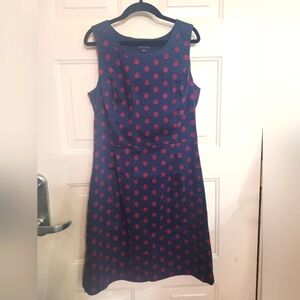 Tommy Hilfiger Polk A‎ Dot Dress Size 8 Sleeveless Shift Dress